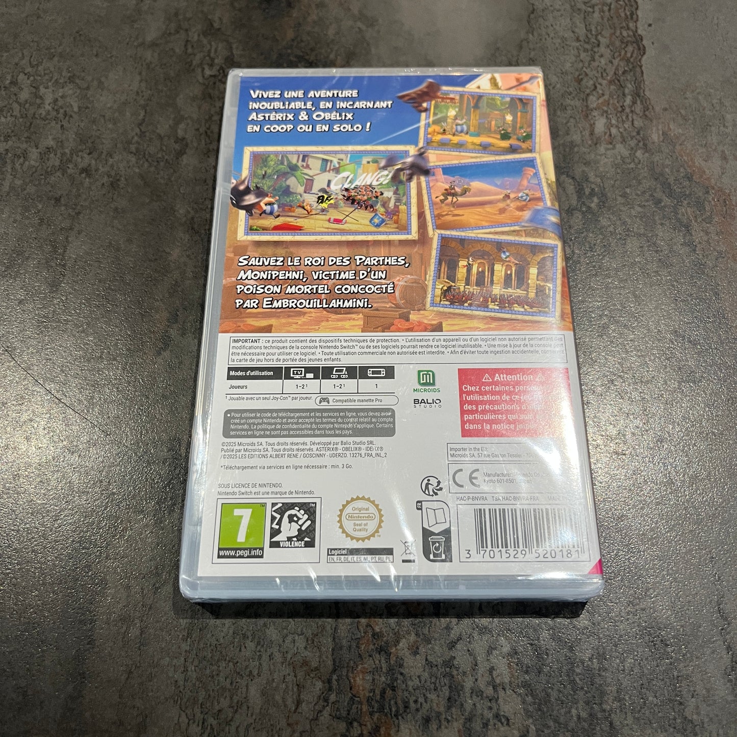Astérix & Obélix Mission Babylone Nintendo Switch sous blister neuf