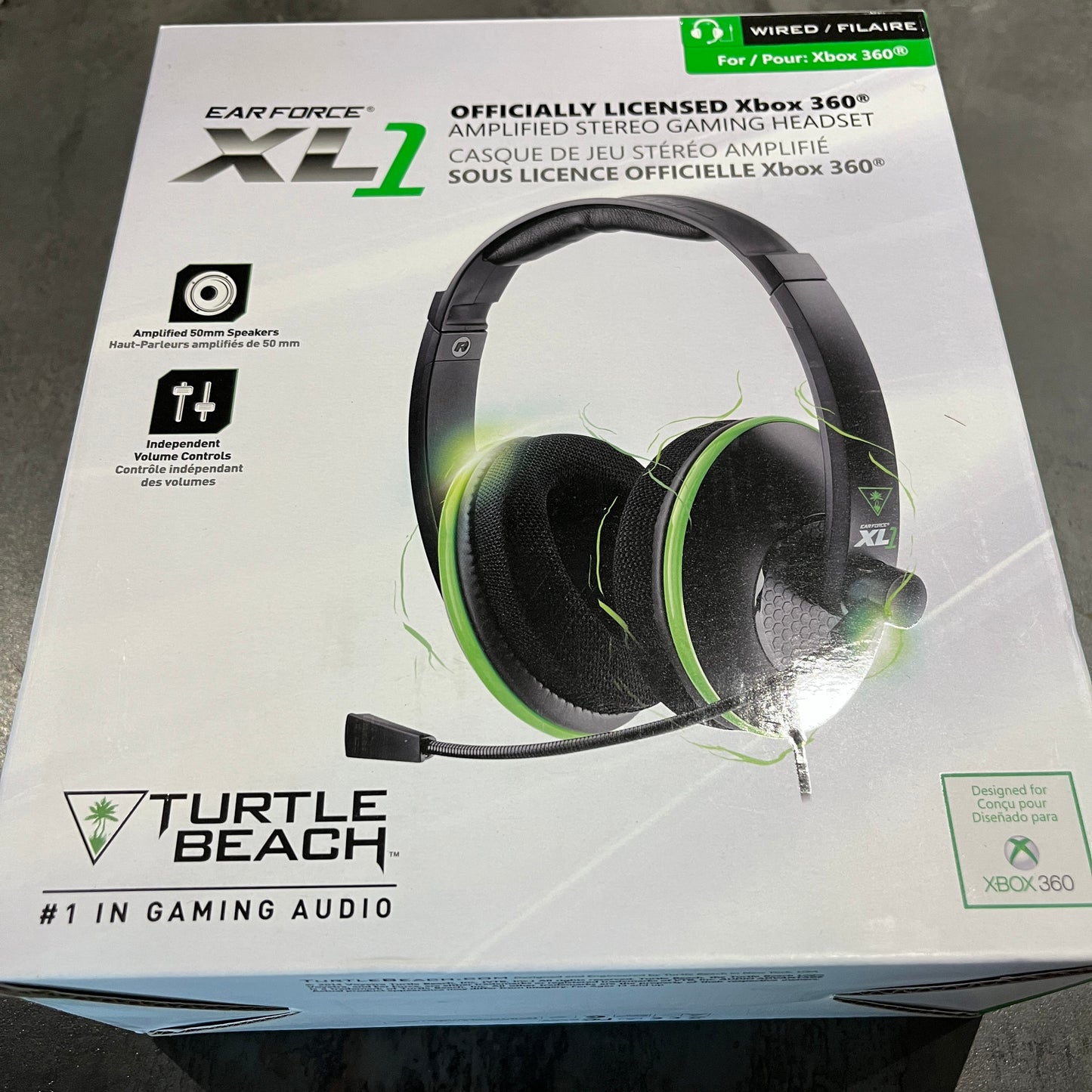 Casque Turtle Beach Ear Force XL1 Xbox 360 neuf