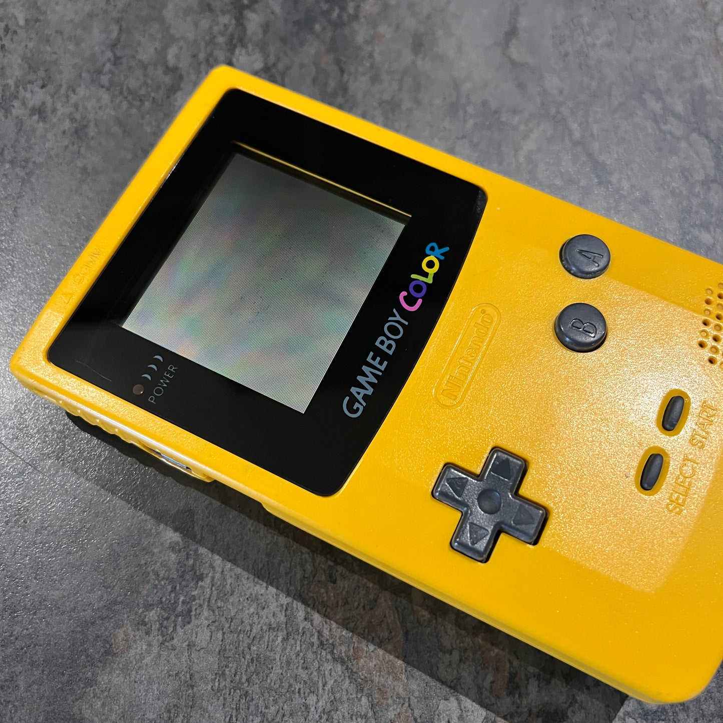 Console Nintendo Game Boy Color jaune - Fonctionnelle - Sans jeu